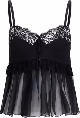 Black Silk Blouse