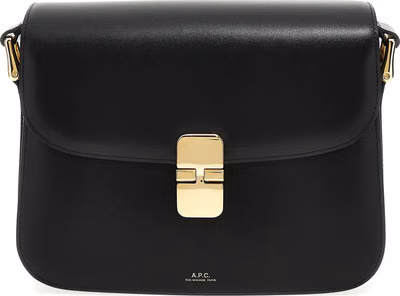 Black Cowhide Crossbody Bag