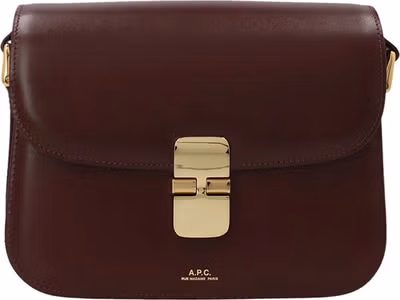 Bordeaux Cowhide Crossbody Bag