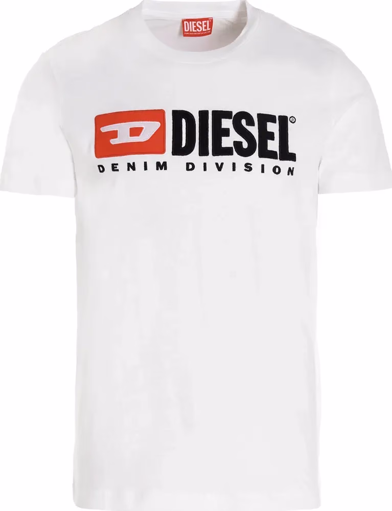 Diesel White Cotton T-Shirt