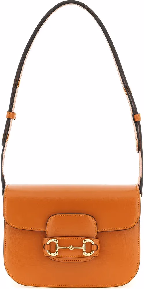 Gucci Orange Calfskin Shoulder Bag
