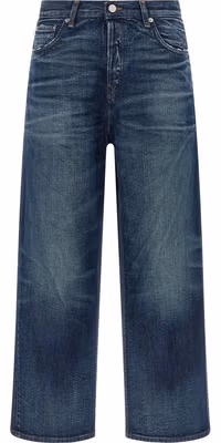 Blue Cotton Jeans Denim
