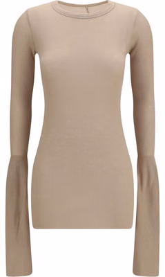 Beige Viscose Shirt