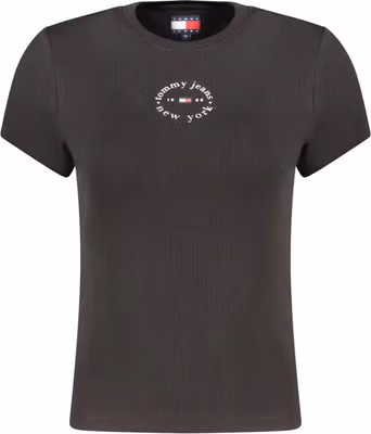Black Cotton Women's T-Shirt