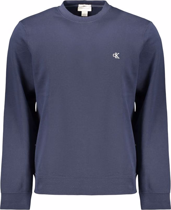 Calvin Klein Blue Cotton Men's Sweatshirt