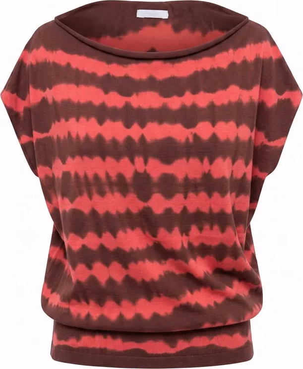 Malo Brown Cotton Women T-Shirt
