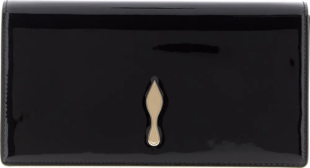 Christian Louboutin Black Calfskin Clutch Bag