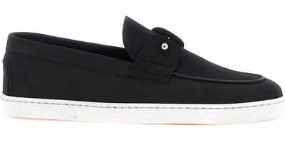Black Calfskin Slip-On Loafers