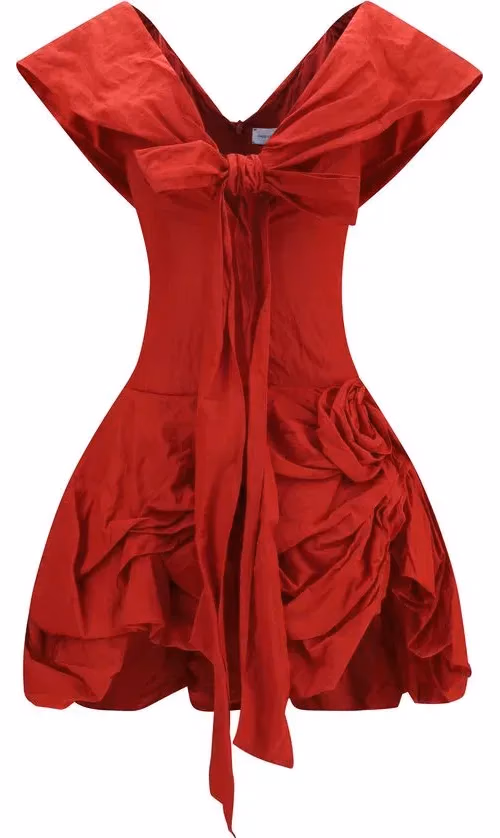 Magda Butrym Multicolor Cotton Cocktail Dress