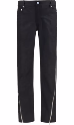 Black Wool Oves Aries Straight-Leg Jeans