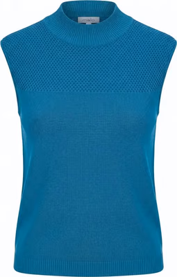 Blue Silk Women Sweater