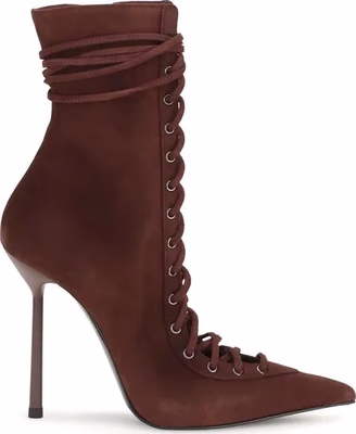 Bordeaux Calf Leather Bos Taurus Lace-Up Boots