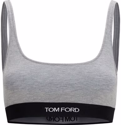 Gray Modal Sport Bra