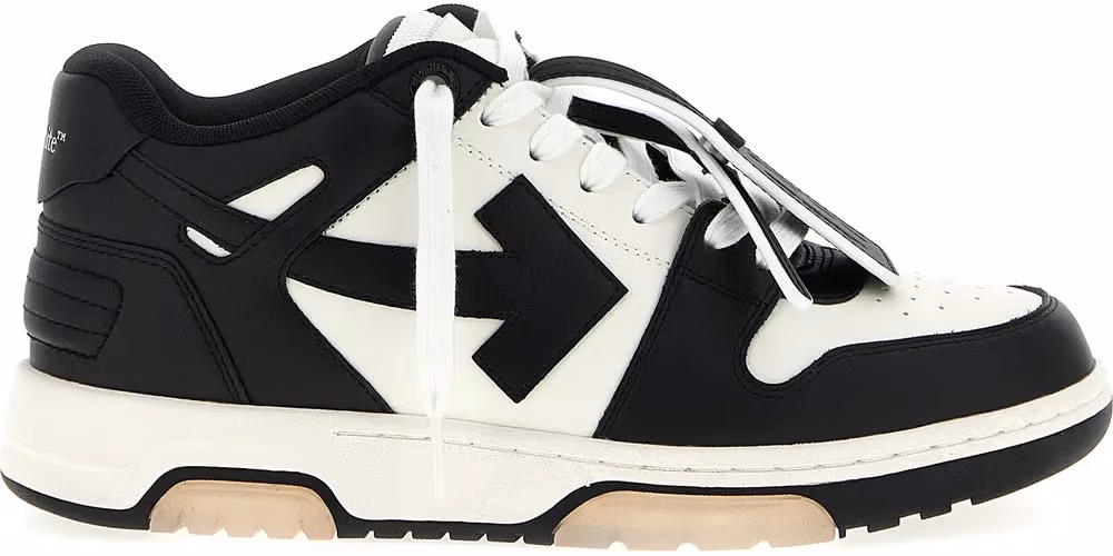 Off-White Bicolor Calfskin Low Top Sneakers
