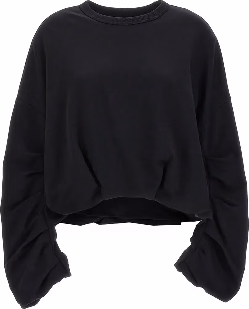 Dries Van Noten Black Cotton Sweatshirt
