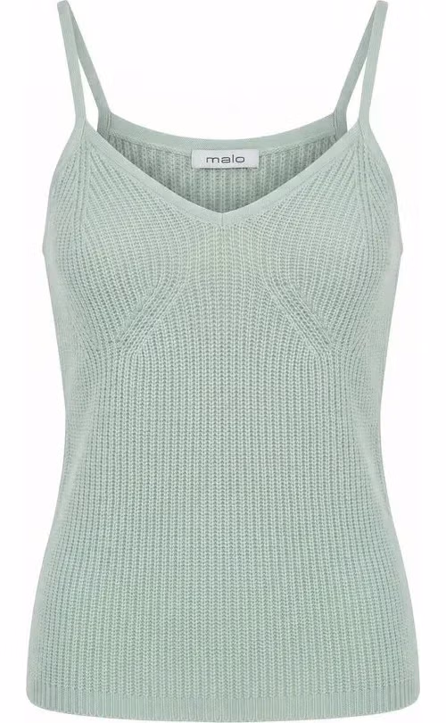 Malo Green Wool Women Tank