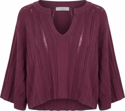 Purple Cotton Women Sweater