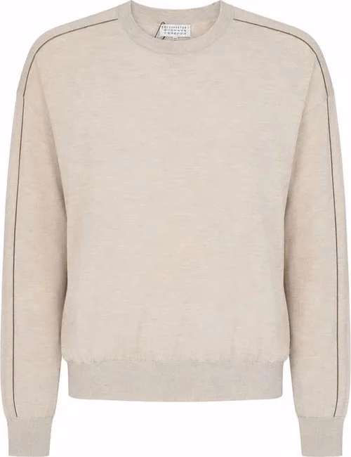 Brunello Cucinelli Beige Cashmere Sweatshirt