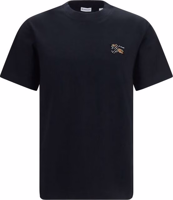 Burberry Black Cotton T-Shirt