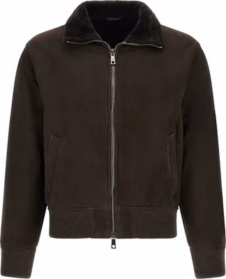 Brown Lamb Leather Leather Jacket