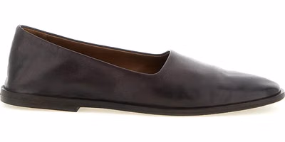 Brown Calfskin Ballet Flats