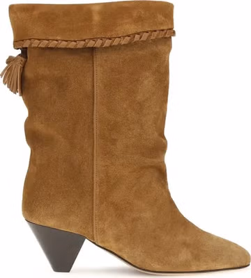 Brown Calf Leather Bos Taurus Flat Boots