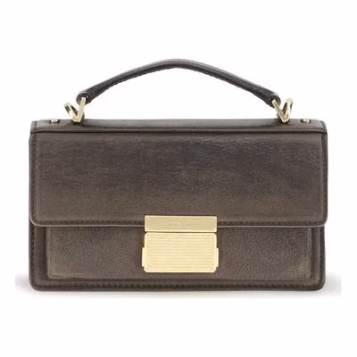 Brown Calf Leather Bos Taurus Handbag