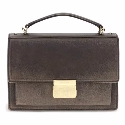 Brown Calf Leather Bos Taurus Handbag