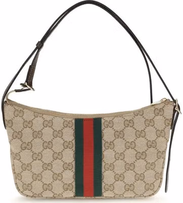 Beige Polyester Shoulder Bag