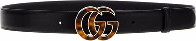 Black Calfskin Regular Belt