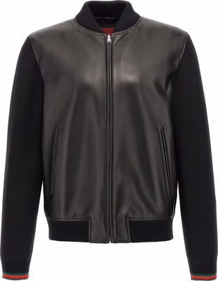 Black Lamb Leather Leather Jacket