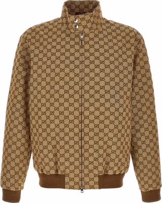 Beige Cotton Bomber