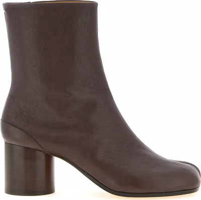 Brown Lamb Leather Ankle Boots