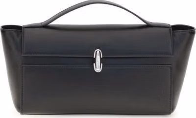 Black Calf Leather Bos Taurus Clutch Bag