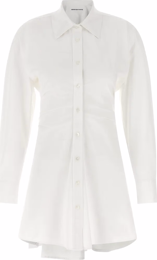 Alexander Wang White Cotton Short Dress