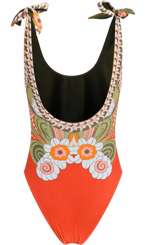 La Double J Multicolor Polyamide One-Piece Swimsuit