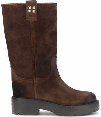 Brown Calf Leather Bos Taurus Ankle Boots