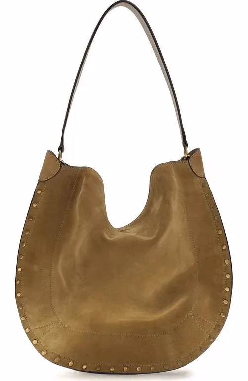 Isabel Marant Brown Calf Leather Bos Taurus Shoulder Bag
