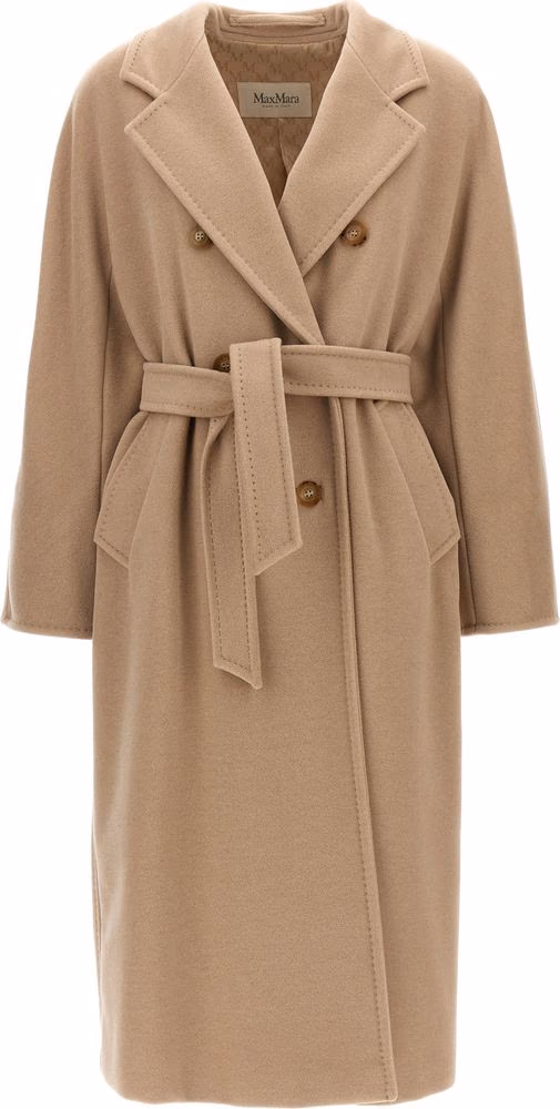Max Mara Beige Virgin Wool Coat