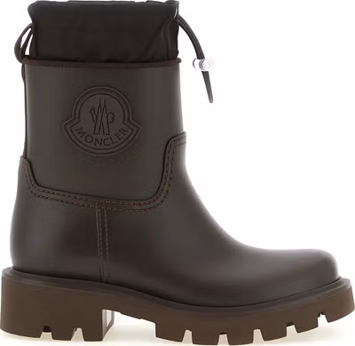 Brown Pvc Ankle Boots