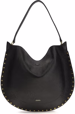 Black Calf Leather Bos Taurus Shoulder Bag