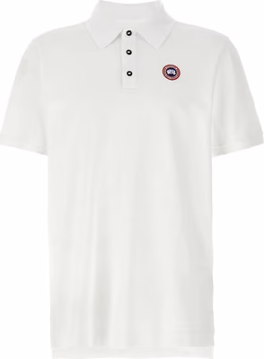 White Cotton Polo Shirt