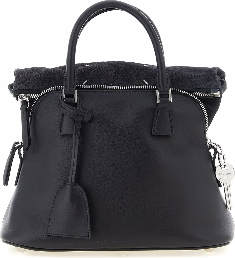 Maison Margiela Black Calfskin Shoulder Bag