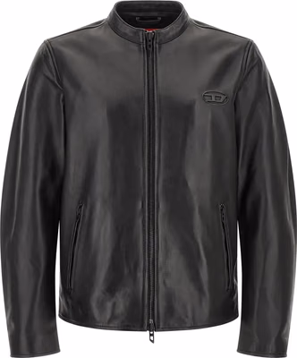 Black Lamb Leather Leather Jacket
