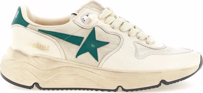 Bicolor Leather Athletic Sneakers