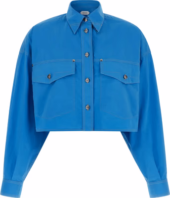 Blue Cotton Blouse