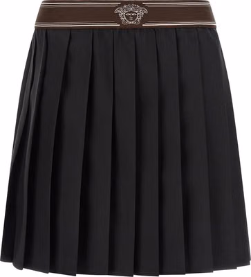 Black Wool Long Skirt