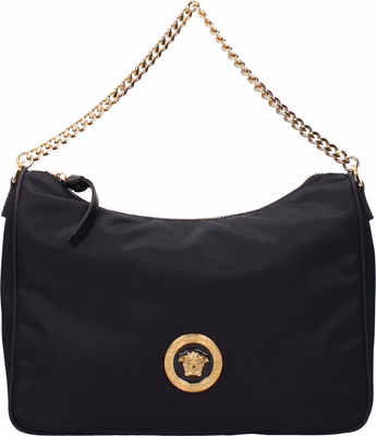 Black Fabric Handbag