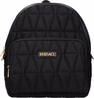 Black Fabric Backpack