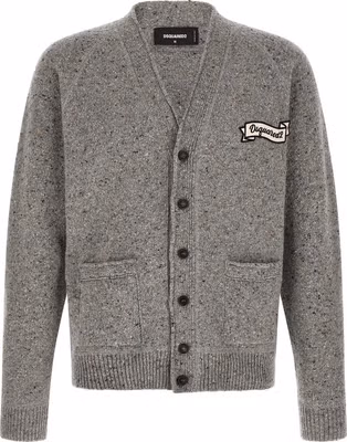 Gray Wool Cardigan